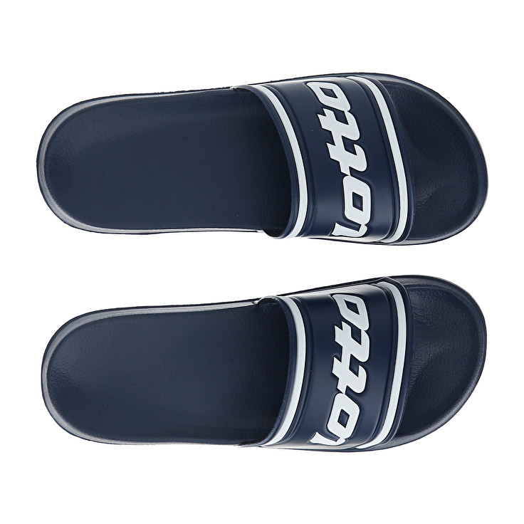 Men Lotto Midway Iv Slippers Blue / White | 24307-GTJD