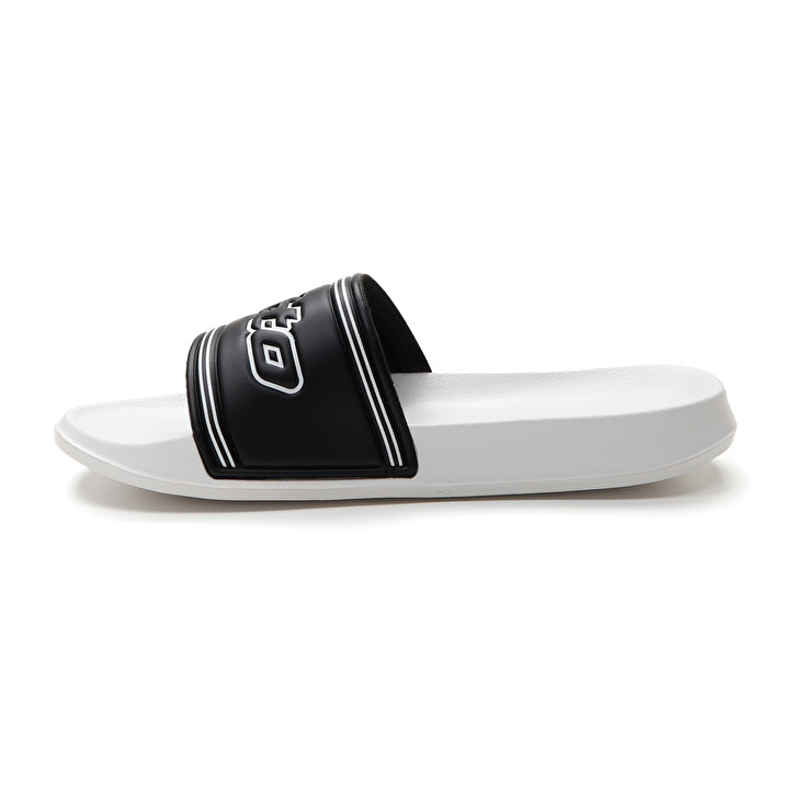 Men Lotto Midway Iv Slippers White / Black / White | 85491-ARZI