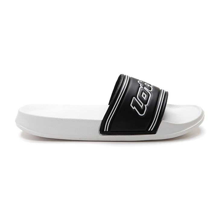 Men Lotto Midway Iv Slippers White / Black / White | 85491-ARZI