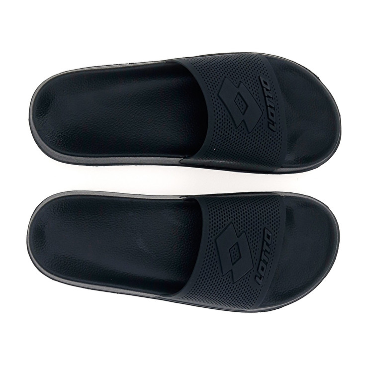 Men Lotto Moku Iii Slippers Black | 69150-OIPS