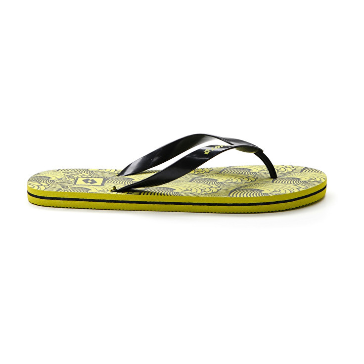 Men Lotto Paradise Flip Ii Slippers Yellow | 57024-IANC