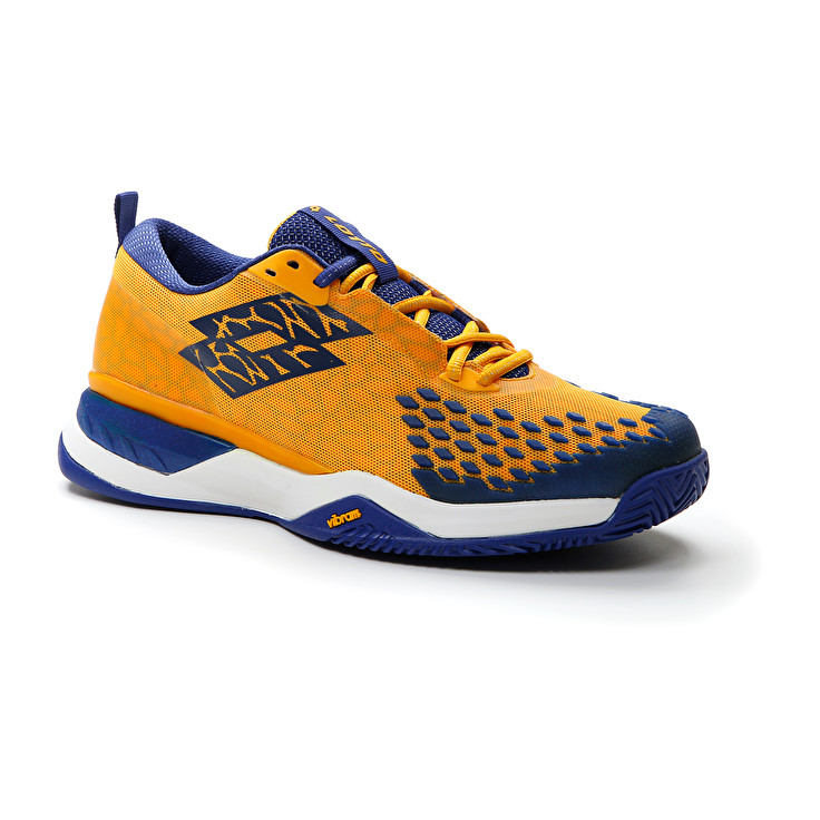 Men Lotto Raptor Hyperpulse 100 Cly Tennis Shoes Blue | 01654-MQGF