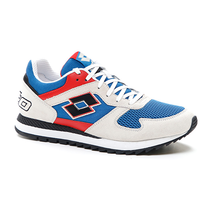 Men Lotto Runner Plus '95 Iii Sneakers Blue / Red | 16570-YMCT