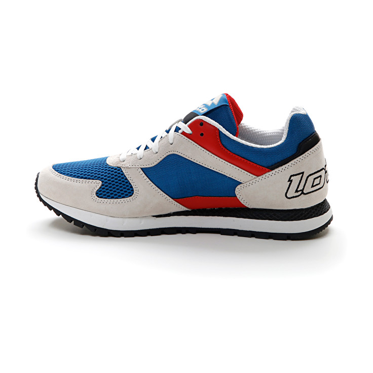 Men Lotto Runner Plus '95 Iii Sneakers Blue / Red | 16570-YMCT