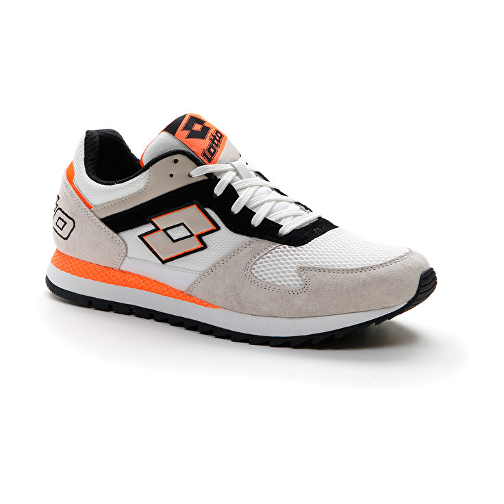 Men Lotto Runner Plus '95 Iii Sneakers White / Black | 93726-AZQE