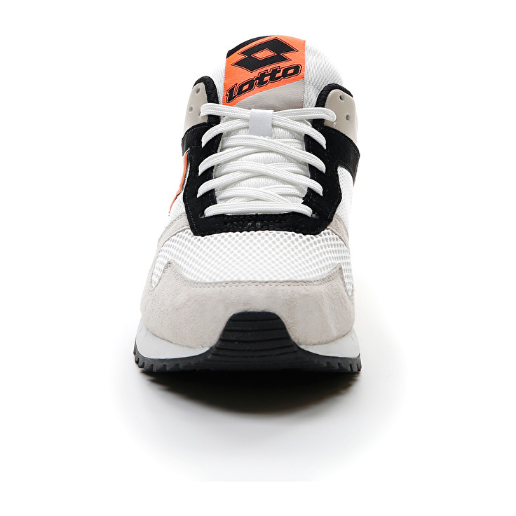 Men Lotto Runner Plus '95 Iii Sneakers White / Black | 93726-AZQE