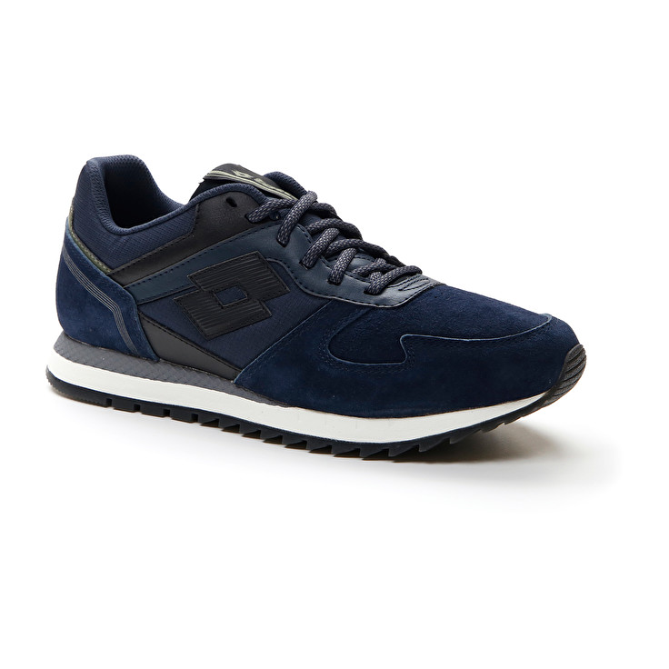 Men Lotto Runner Plus '95 Iv Sue Sneakers Dark / Blue / Black | 18275-SIJD