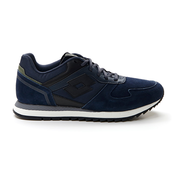 Men Lotto Runner Plus \'95 Iv Sue Sneakers Dark / Blue / Black | 18275-SIJD