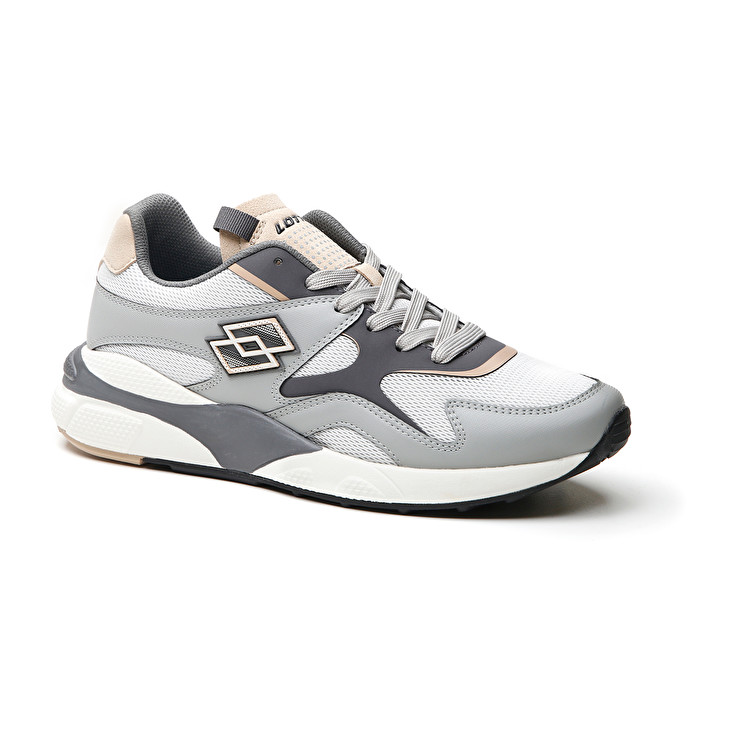 Men Lotto Sirius '95 Amf Ii Sneakers Light / Brown / Grey / Grey / Grey | 26418-RQWP