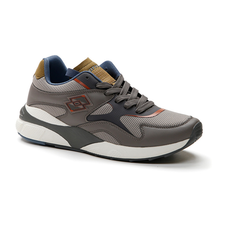 Men Lotto Sirius '95 Amf Sneakers Grey / Grey / Grey | 03586-BAZS