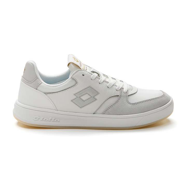 Men Lotto Sk-b 360 Amf Sneakers White / Light / Brown / Grey | 18596-HLUX