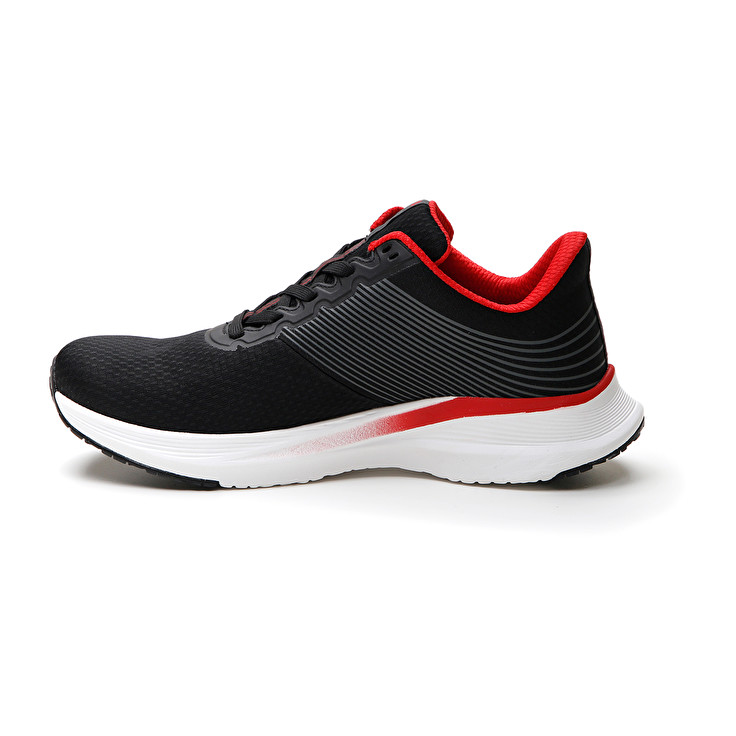 Men Lotto Speedevo 700 Iii Running Shoes Black / Red | 60184-ZQBE