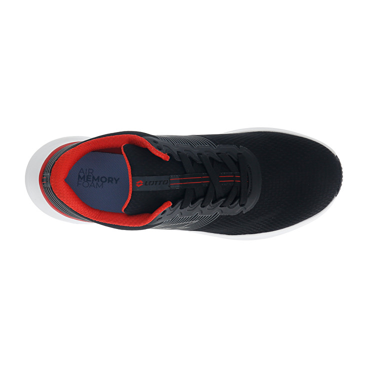 Men Lotto Speedevo 700 Iii Running Shoes Black / Red | 60184-ZQBE