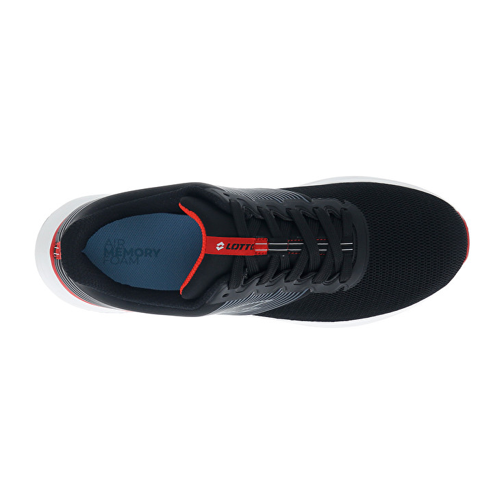 Men Lotto Speedevo 700 Running Shoes Black / Red | 21985-OWHZ