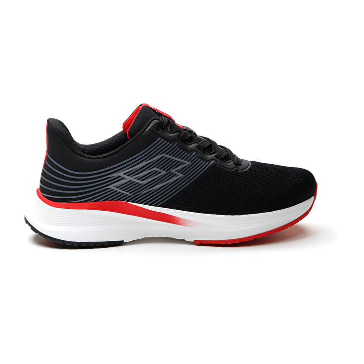 Men Lotto Speedevo 700 Running Shoes Black / Red | 21985-OWHZ