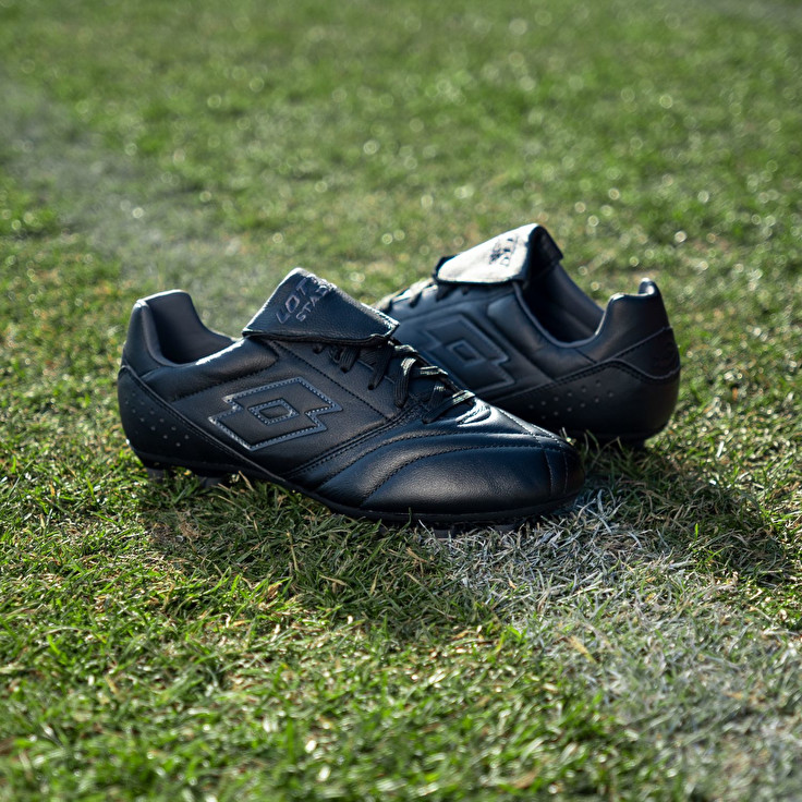 Men Lotto Stadio 200 Iii Fg Soccer Shoes Black | 30752-CXDP