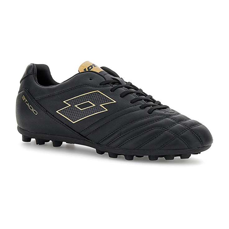 Men Lotto Stadio 705 Agm Soccer Shoes Black / Light | 47109-HKQV