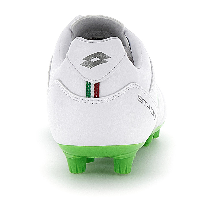 Men Lotto Stadio 705 Fg Soccer Shoes White / Green | 19320-ZVEC