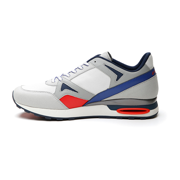 Men Lotto Synpulse '93 Ii Amf Sneakers White / Blue / Red | 36840-WHSN