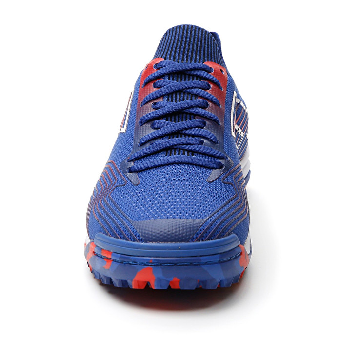 Men Lotto Tacto 250 Tf Soccer Shoes Blue / White / Red | 50182-GXUH