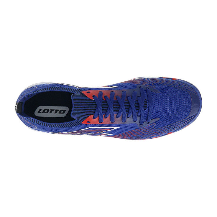 Men Lotto Tacto 250 Tf Soccer Shoes Blue / White / Red | 50182-GXUH