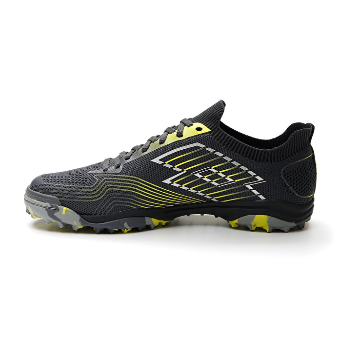 Men Lotto Tacto 250 Tf Soccer Shoes Silver / Green | 06748-ETAG