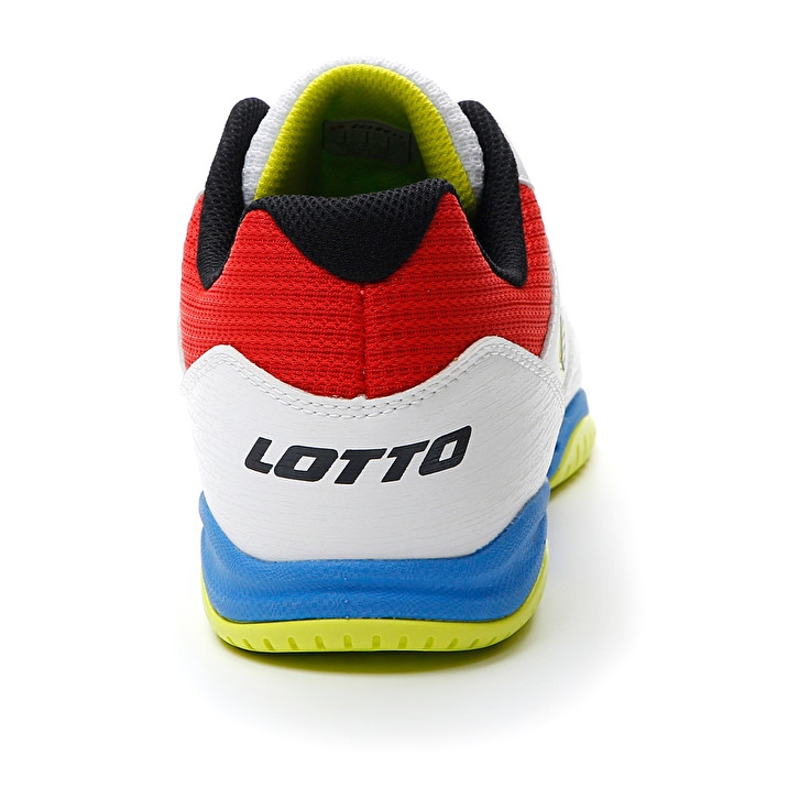 Men Lotto Tacto 300 Vii Id Soccer Shoes White / Blue / Red / Green | 98127-VWLA