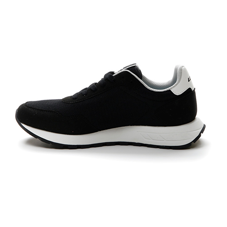 Men Lotto Trainer 2000 Amf Sneakers Black / White | 26598-AFWL