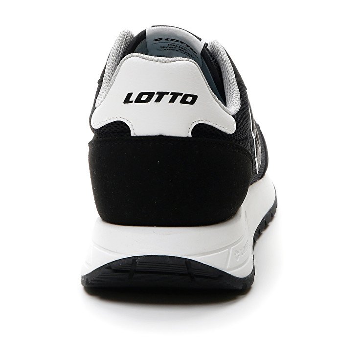 Men Lotto Trainer 2000 Amf Sneakers Black / White | 26598-AFWL