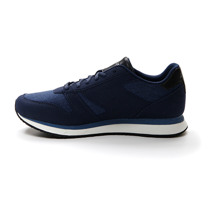 Men Lotto Trainer Amf Xix Cvs Sneakers Blue / Black | 75039-QWTI