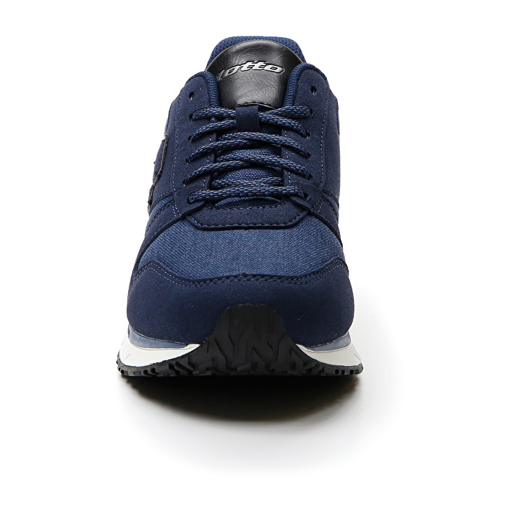 Men Lotto Trainer Amf Xix Cvs Sneakers Blue / Black | 75039-QWTI