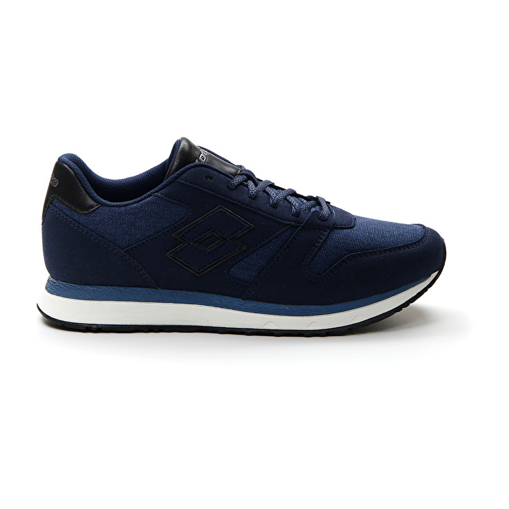 Men Lotto Trainer Amf Xix Cvs Sneakers Blue / Black | 75039-QWTI