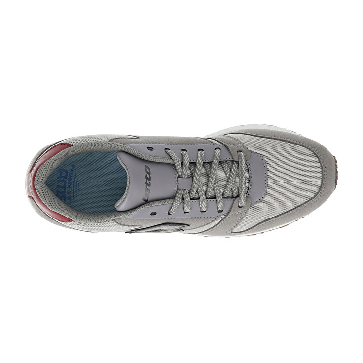 Men Lotto Trainer Amf Xix Msh Sneakers Grey / Grey | 24531-NVAP