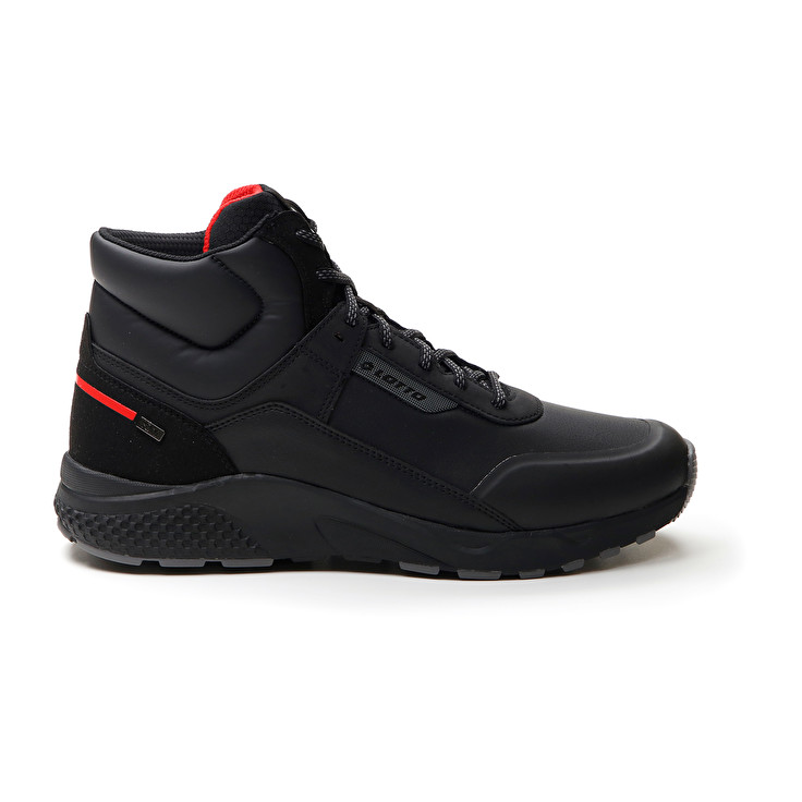 Men Lotto Ultra Amf Ii Mid Hd Sneakers Black | 61754-ERAK