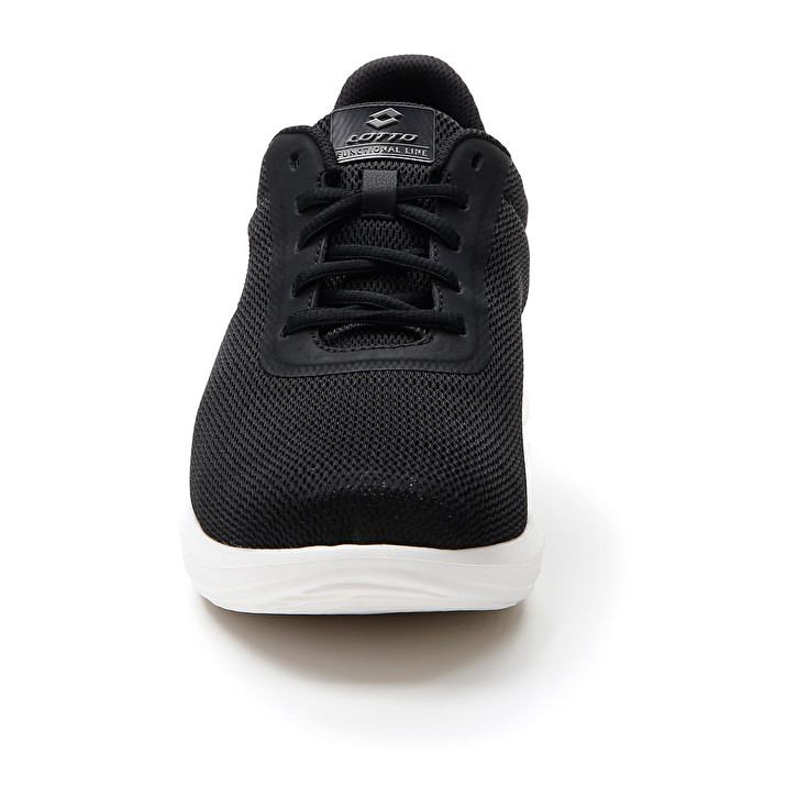 Men Lotto Verso Amf 1 Sneakers Black / White | 02673-WPDE