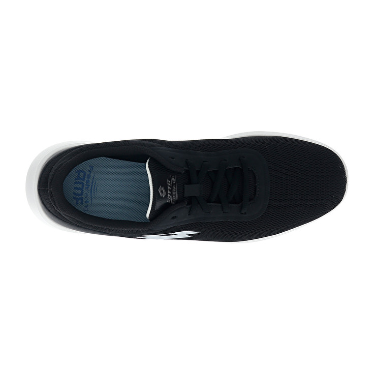 Men Lotto Verso Amf 1 Sneakers Black / White | 02673-WPDE