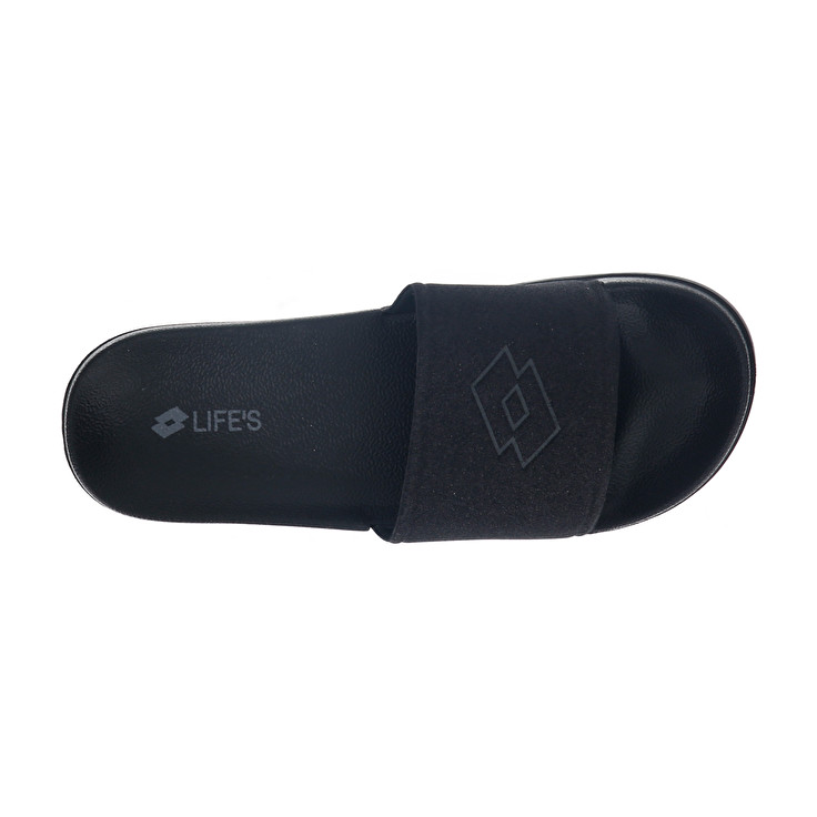 Women Lotto Gaya W Slippers Black | 05931-GVMQ