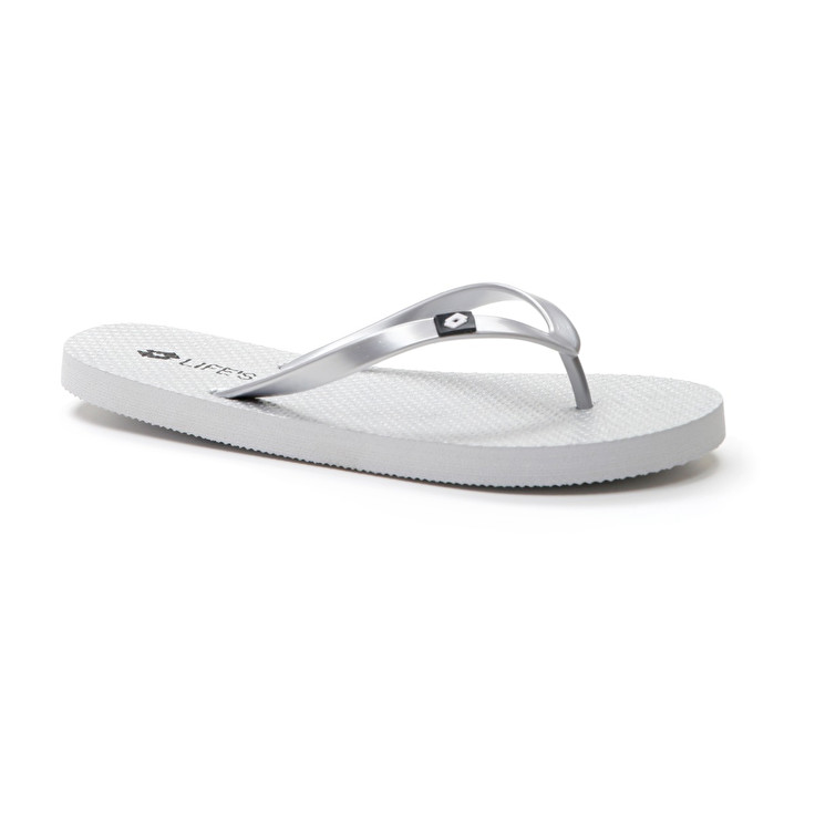 Women Lotto Hiva Flip Ii Glitter W Slippers Silver | 93178-PSXL