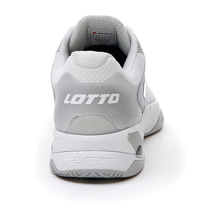 Women Lotto Mirage 100 Cly W Tennis Shoes White / Silver | 17683-QSXG