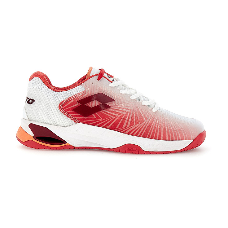 Women Lotto Mirage 100 Ii Spd W Tennis Shoes White / Red / Pink | 90578-JKZA