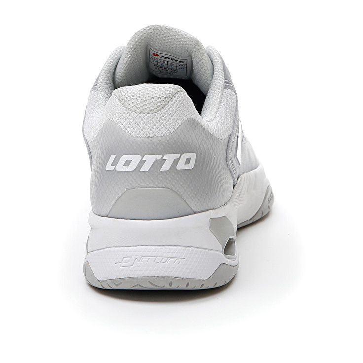 Women Lotto Mirage 100 Spd W Tennis Shoes White / Silver | 57461-SIJA