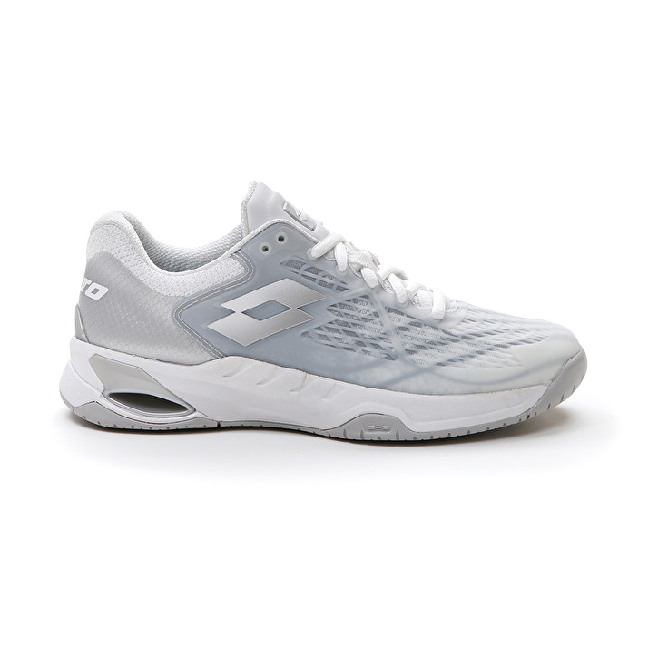 Women Lotto Mirage 100 Spd W Tennis Shoes White / Silver | 57461-SIJA